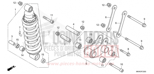 KISSEN, HINTEN NC750XAM de 2021